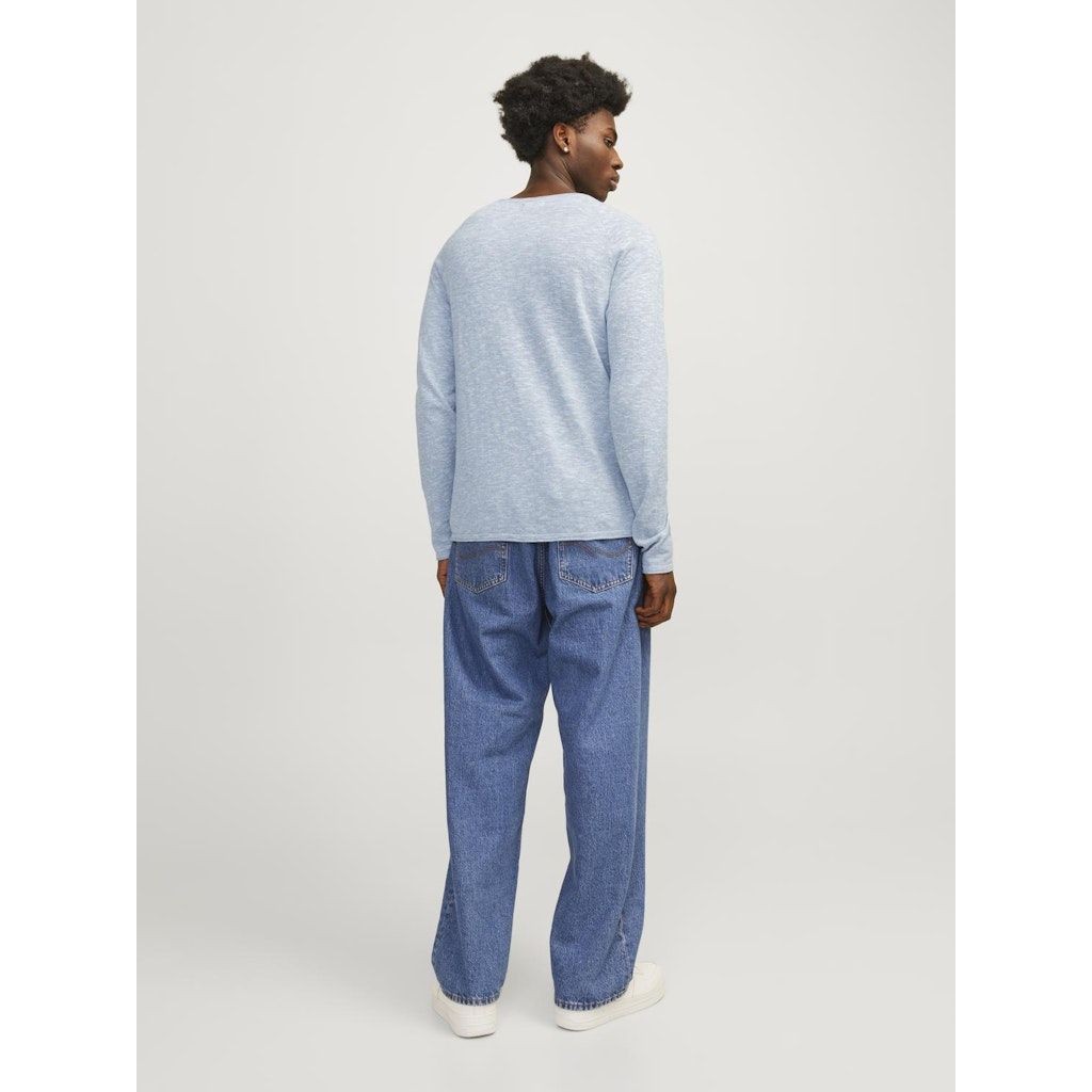 JACK & JONES Megztinis vyrams, Mėlyna, Jjelinen pullover 4