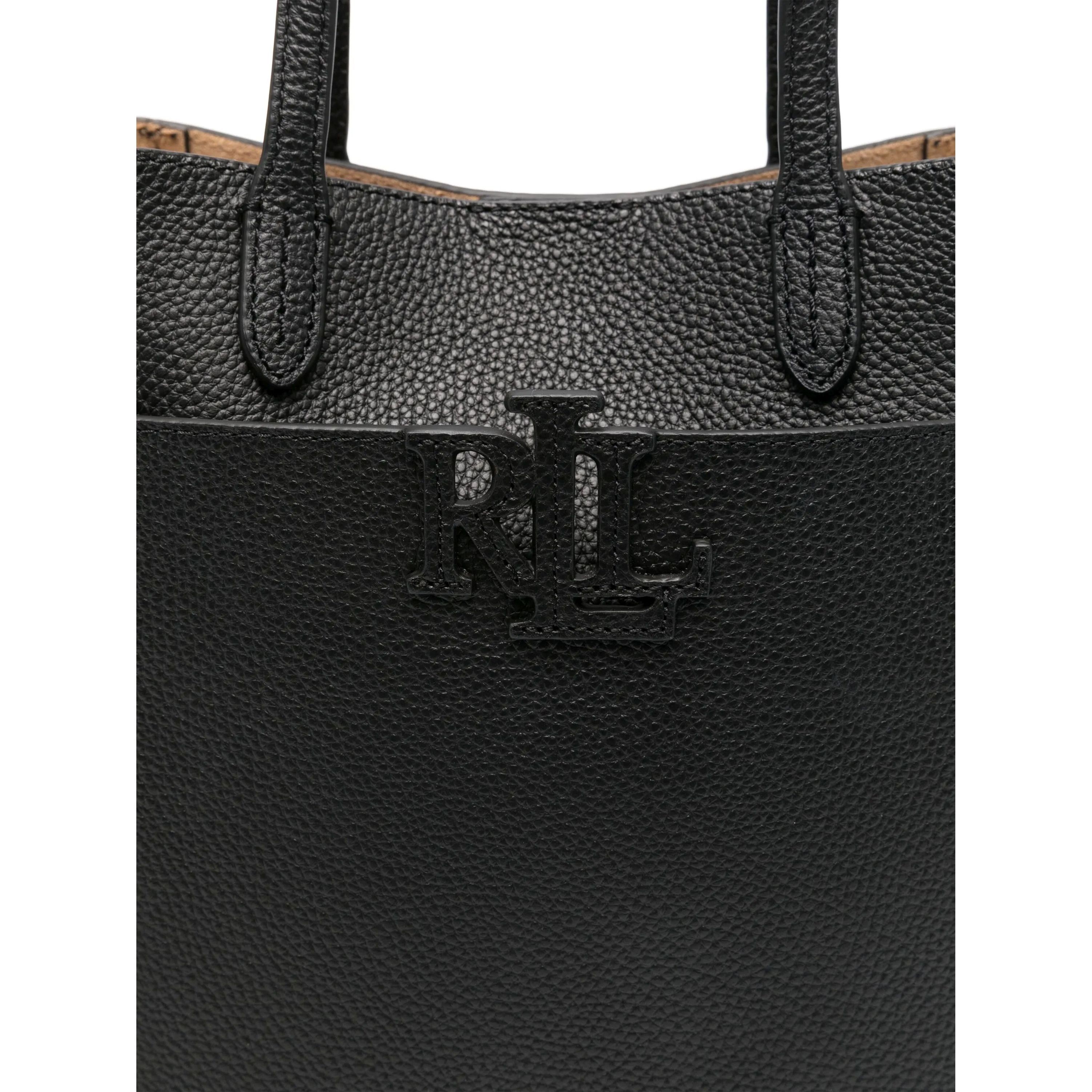 LAUREN RALPH LAUREN Pirkinių krepšys moterims, Juoda, Cmryn sm shp tote small 3