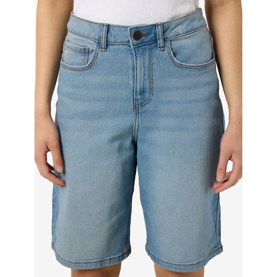 NOISY MAY Šortai moterims, Mėlyna, NMLIRA HW LONG DENIM 5