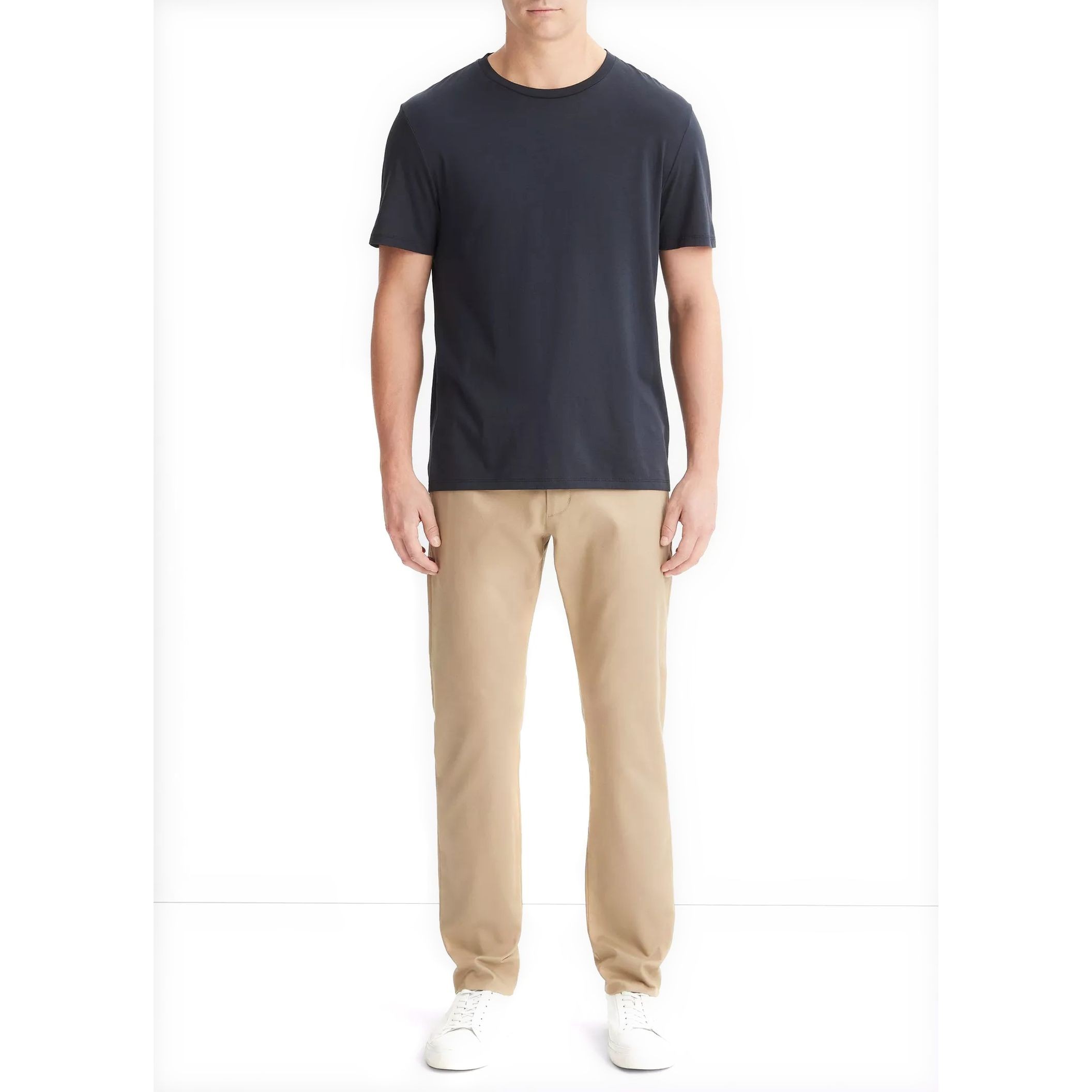 VINCE Marškinėliai trump. rankovėmis vyrams, Mėlyna, Crew neck t-shirt 1