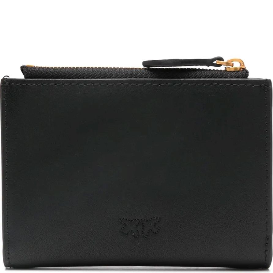 PINKO Piniginė moterims, Juoda, Compact wallet 2