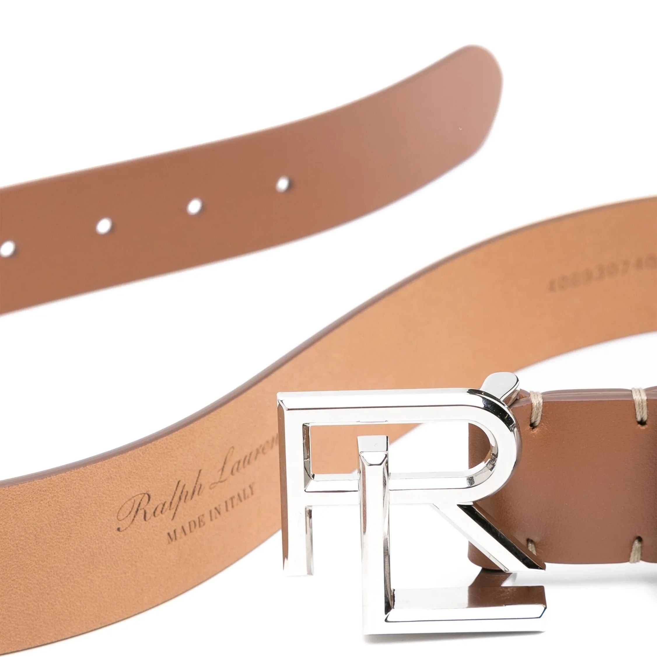 RALPH LAUREN Diržas moterims, Auksinė, 32mm rl logo belt medium 2