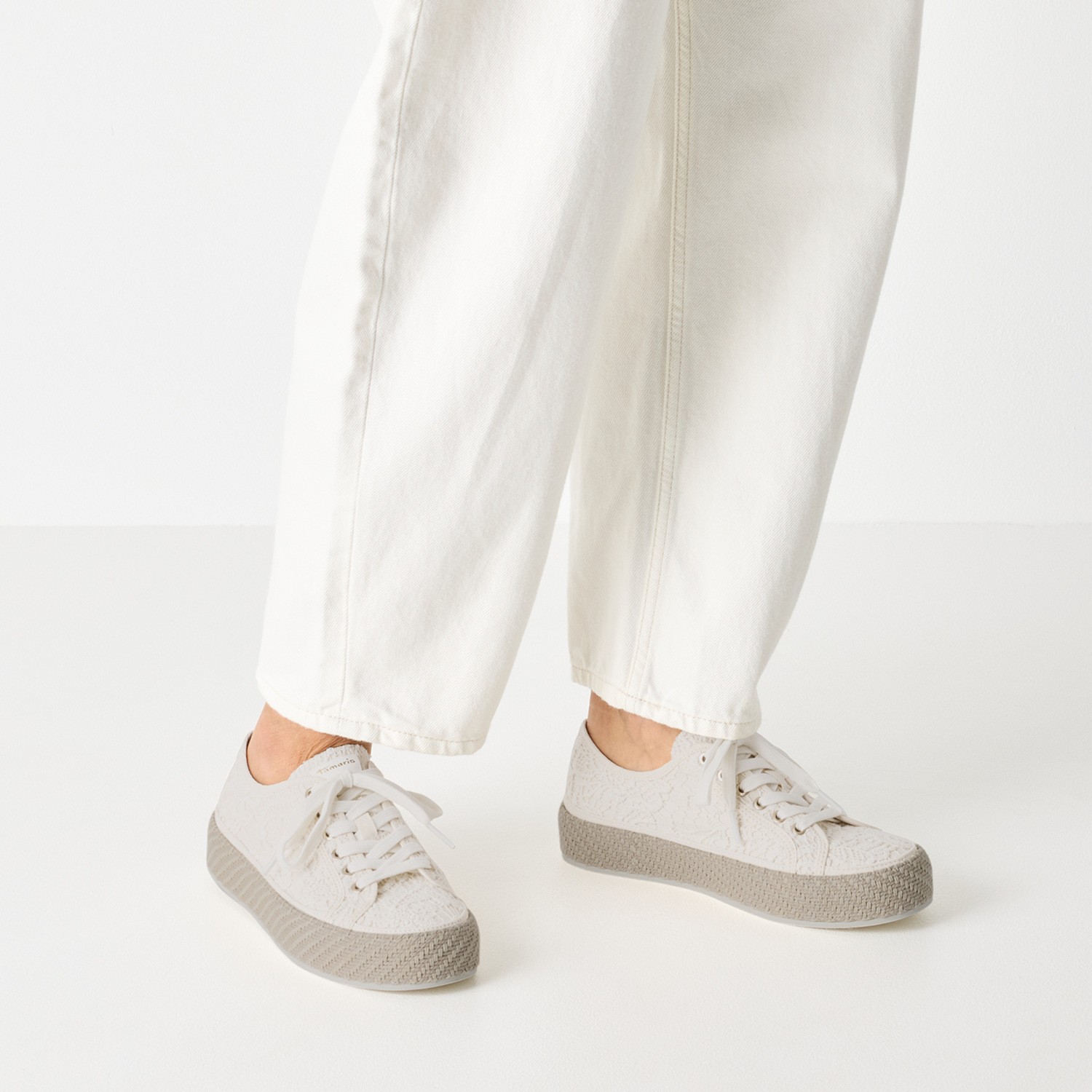 TAMARIS Laisvalaikio bateliai moterims, Smėlio, Leisure 6