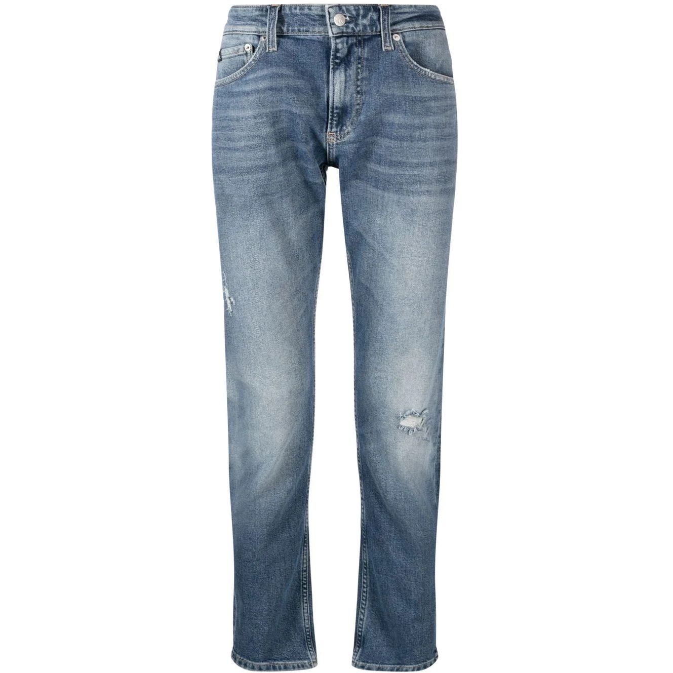 CALVIN KLEIN JEANS Aptempti džinsai vyrams, Mėlyna, Denim pants 1