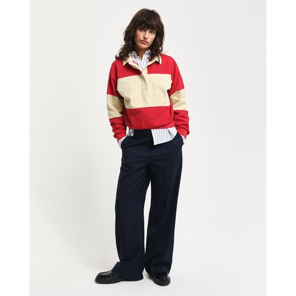 GANT Kelnės moterims, Mėlyna, Straight pants 2