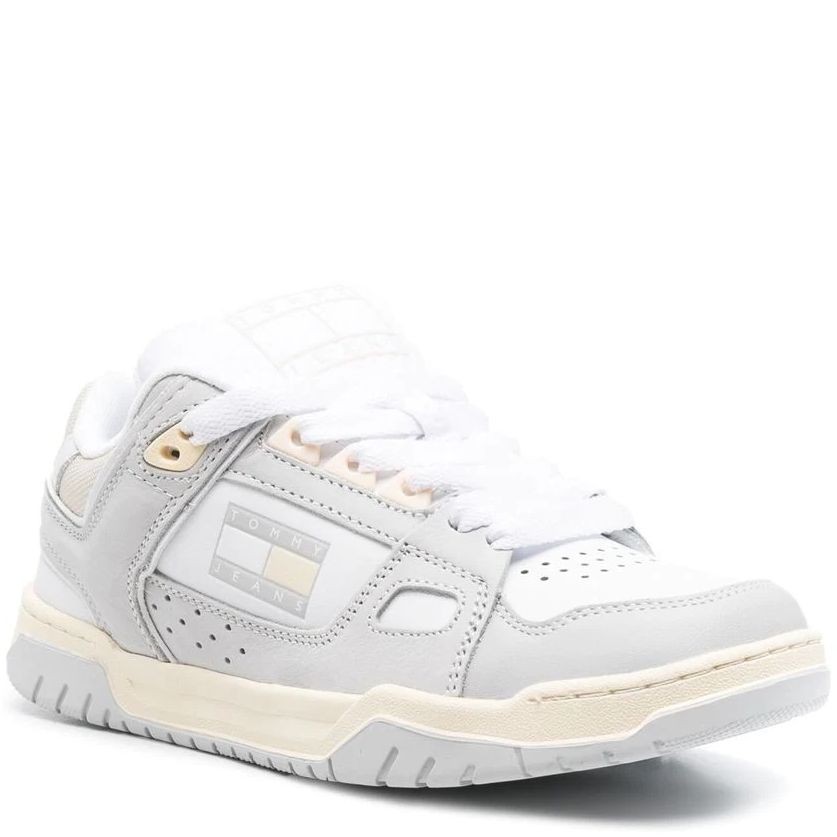 TOMMY JEANS Sportiniai bateliai moterims, Pilka, JEANS WMN SKATE LOW 1