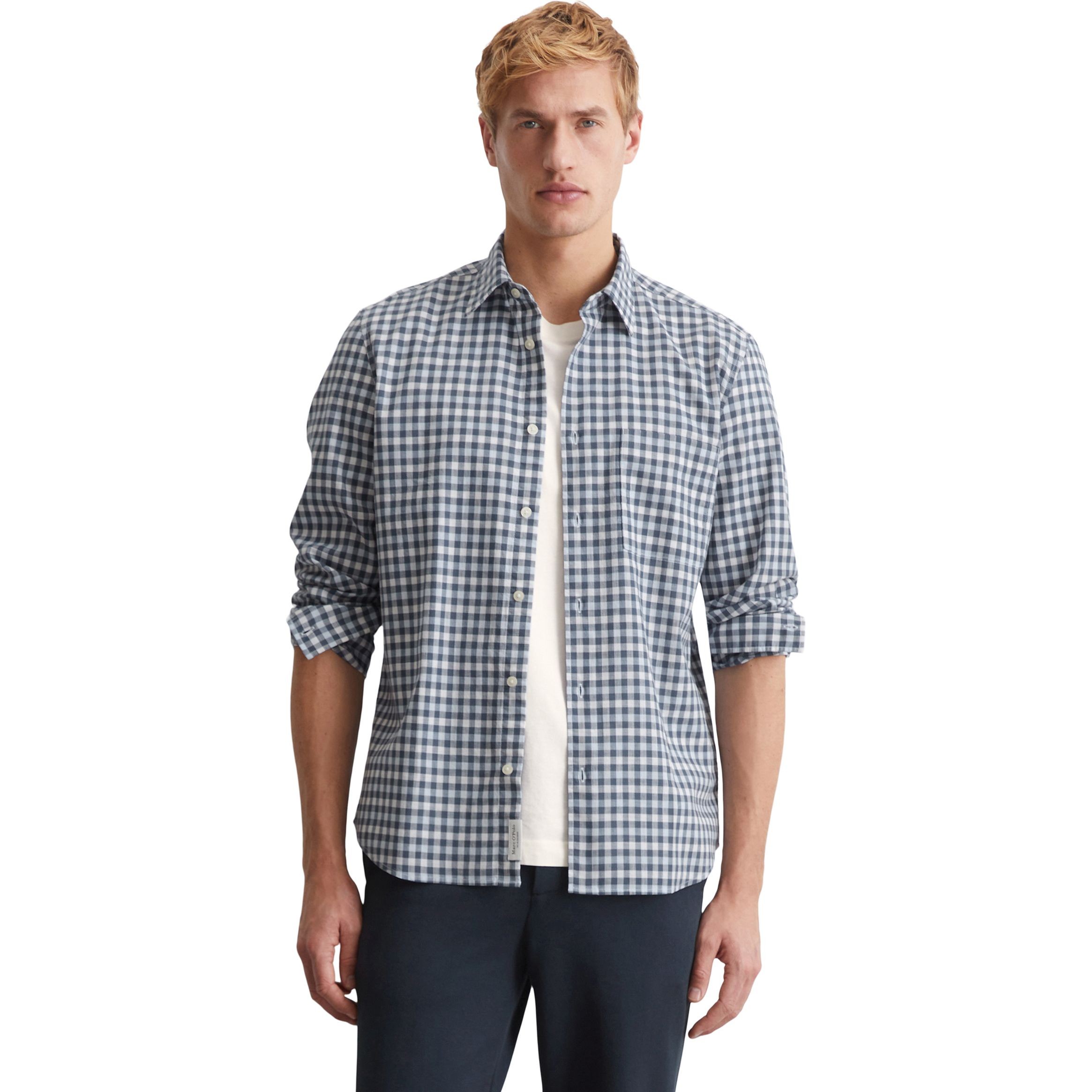 MARC O'POLO Marškiniai ilgomis rankovėmis vyrams, Marga, Shirts lon M20724542090 2