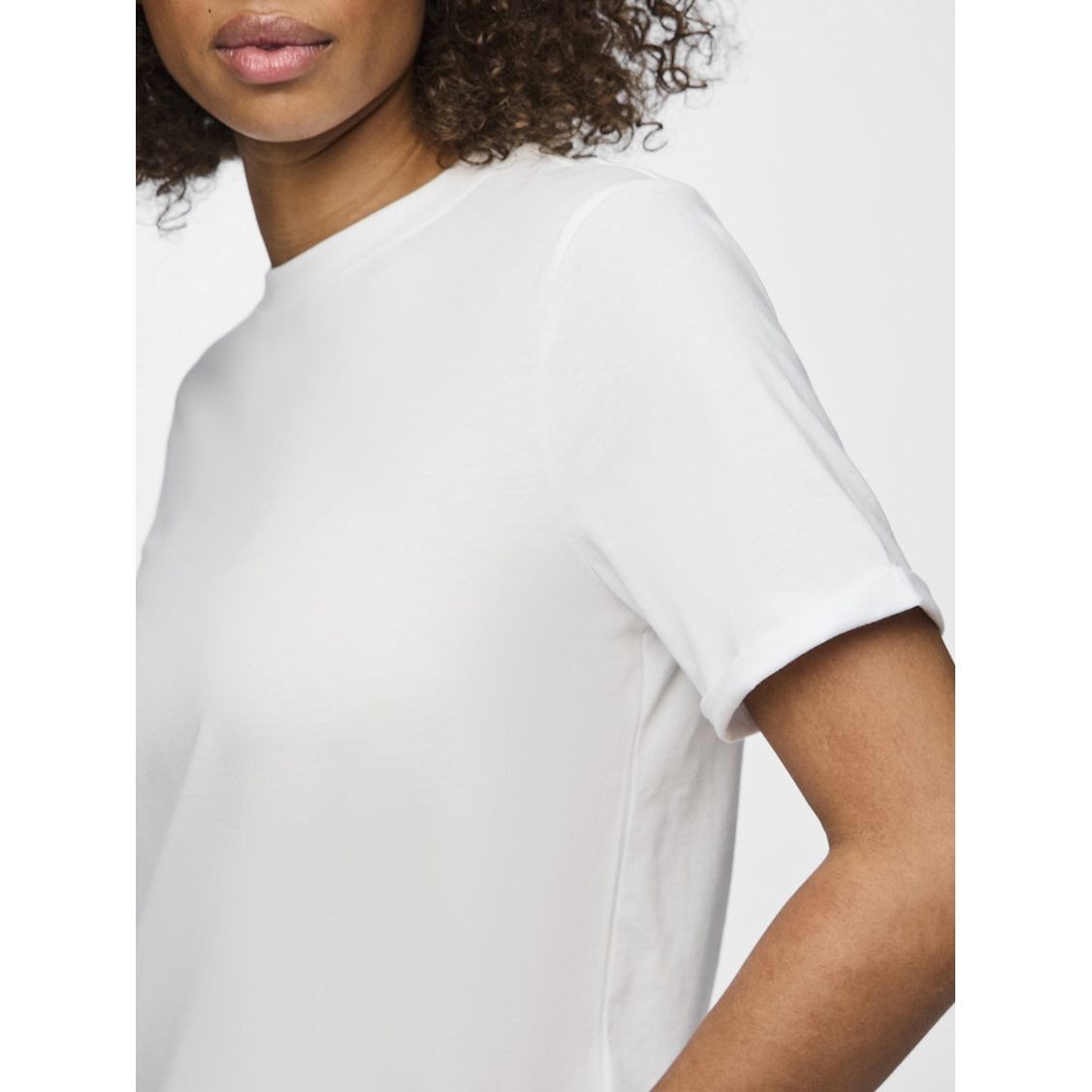 PIECES Marškinėliai moterims, Balta, Pcria t-shirts 6