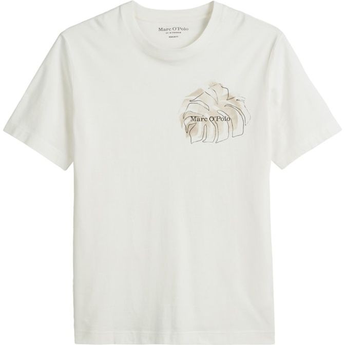 MARC O'POLO Marškinėliai trump. rankovėmis vyrams, Balta, Tshirts sh 524201251248