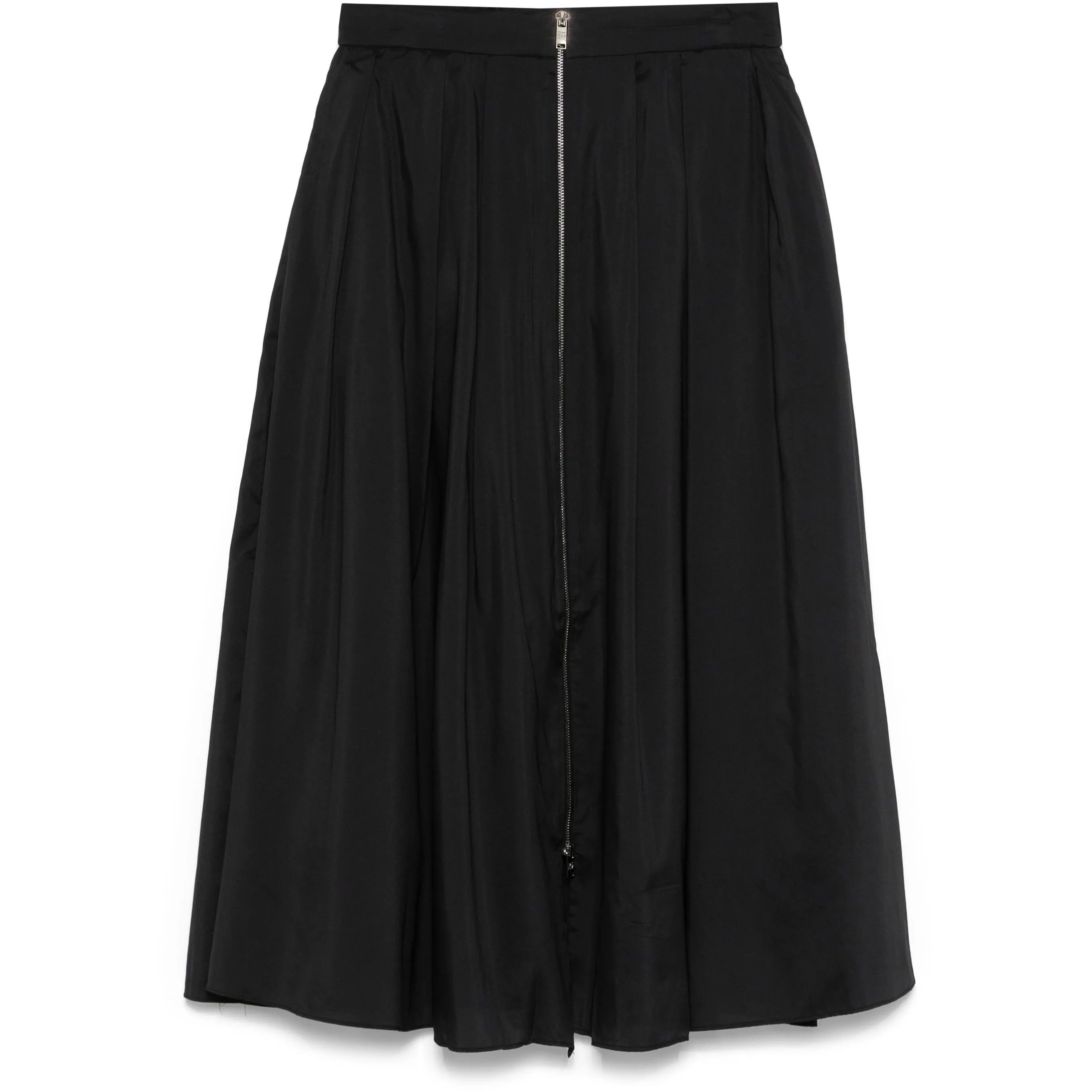 DKNY Mini sijonas moterims, Juoda, Front zip parachute 1