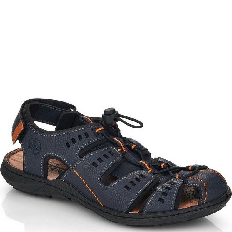 RIEKER Basutės vyrams, Mėlyna, SANDALS 1