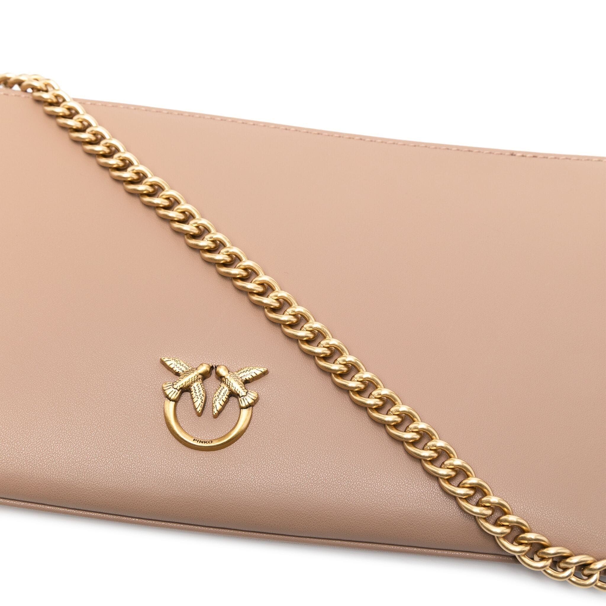 PINKO Rankinė per petį moterims, Kūno, Love birds-plaque shoulder bag 3