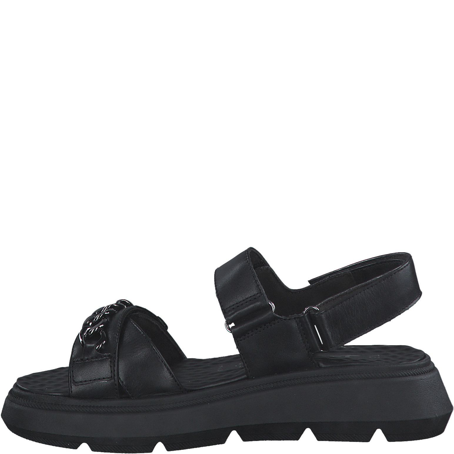 TAMARIS Basutės moterims, Juoda, SANDALS 3