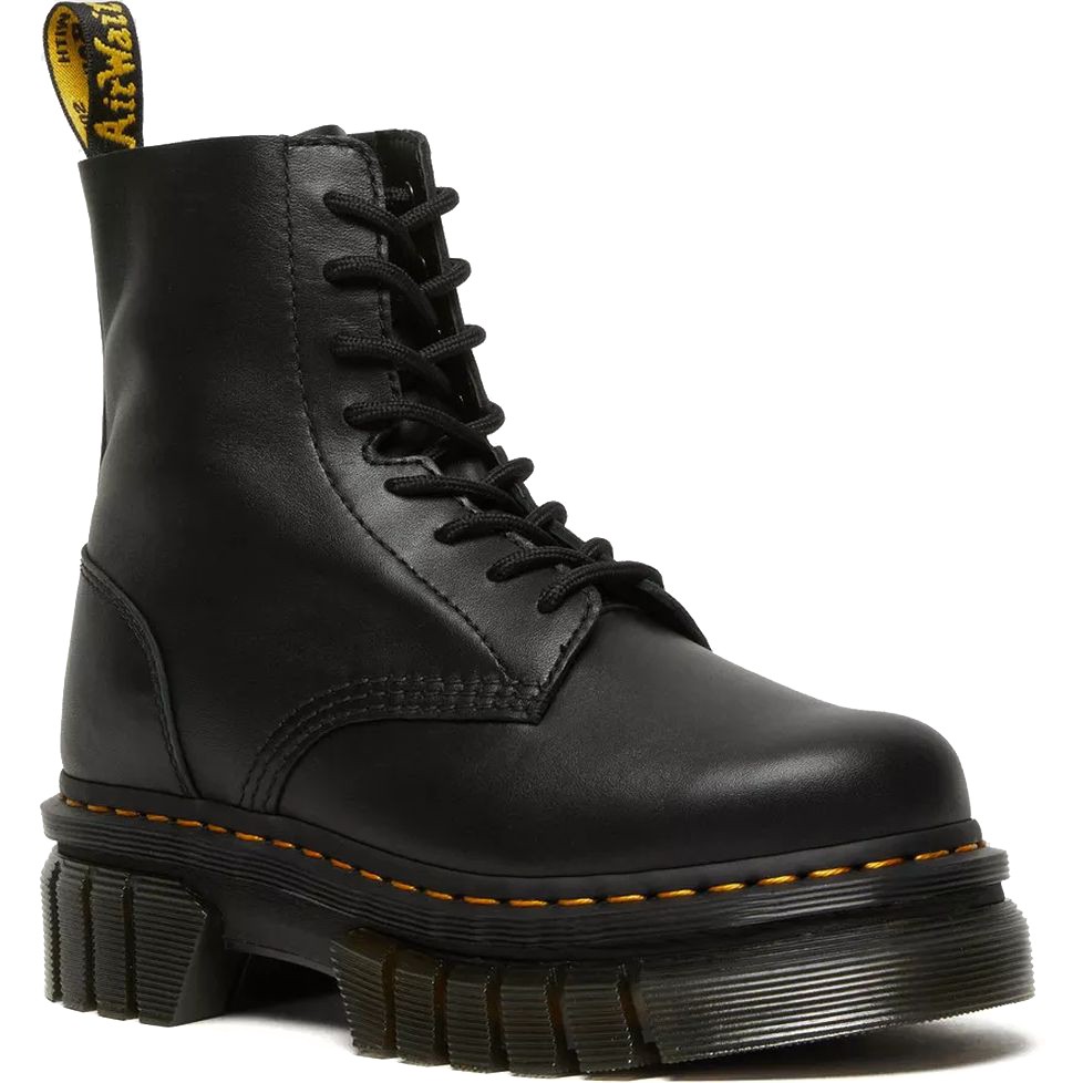 DR. MARTENS Aulinukai moterims, Juoda, Audrick 8-Eye Lux Booties 1