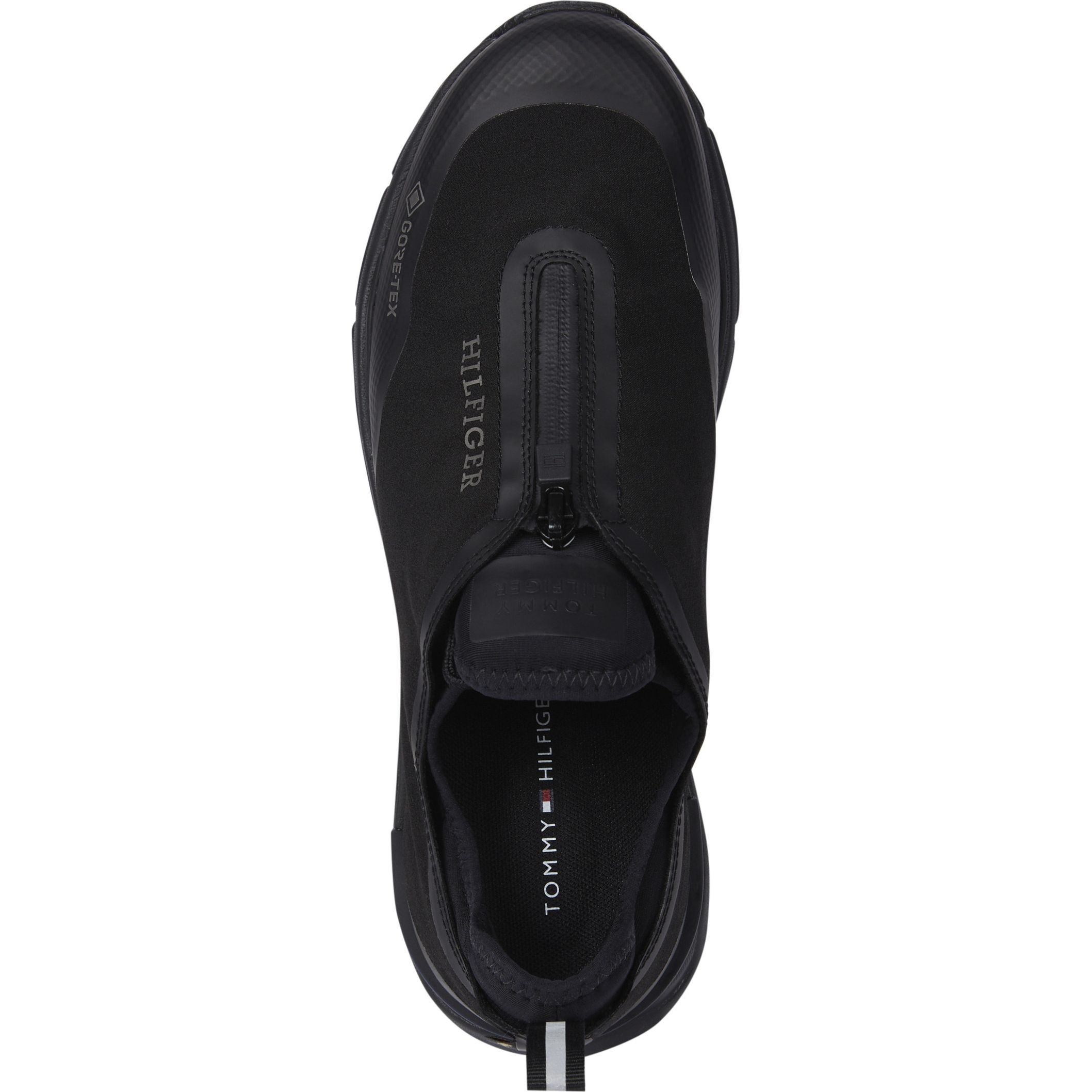 TOMMY HILFIGER Laisvalaikio bateliai vyrams, Juoda, Runnerzip gore tex leisure 3