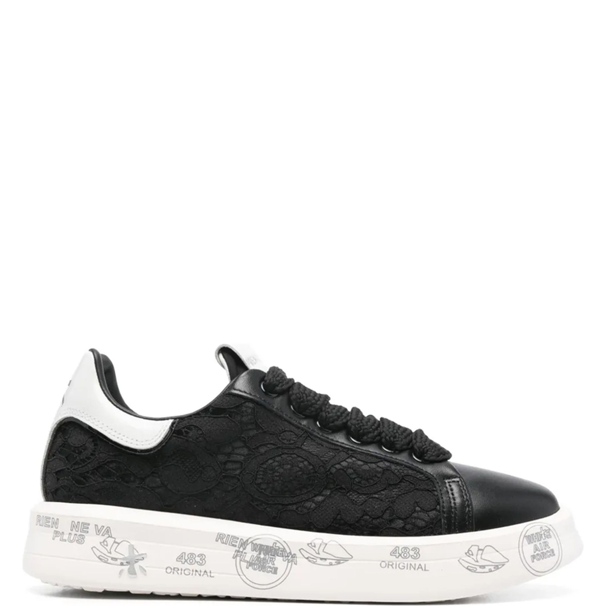 PREMIATA Laisvalaikio bateliai moterims, Juoda, Sneakers 2