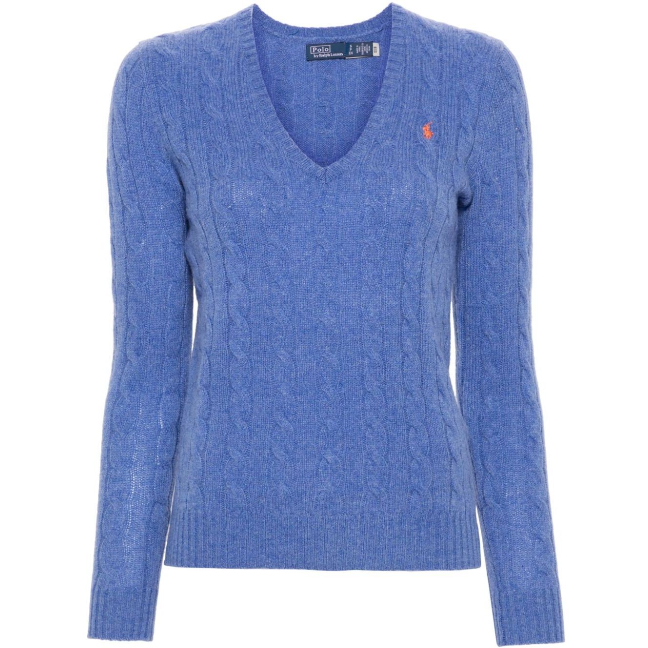 POLO RALPH LAUREN Megztinis moterims, Mėlyna, Long sleeve pullover
