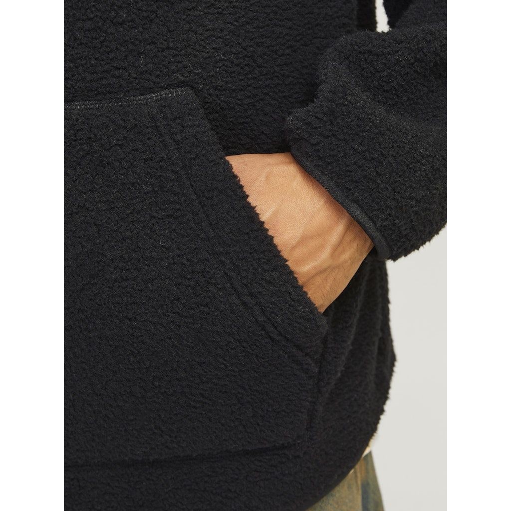 JACK & JONES Džemperis vyrams, Juoda, Frederiks berg teddy 3