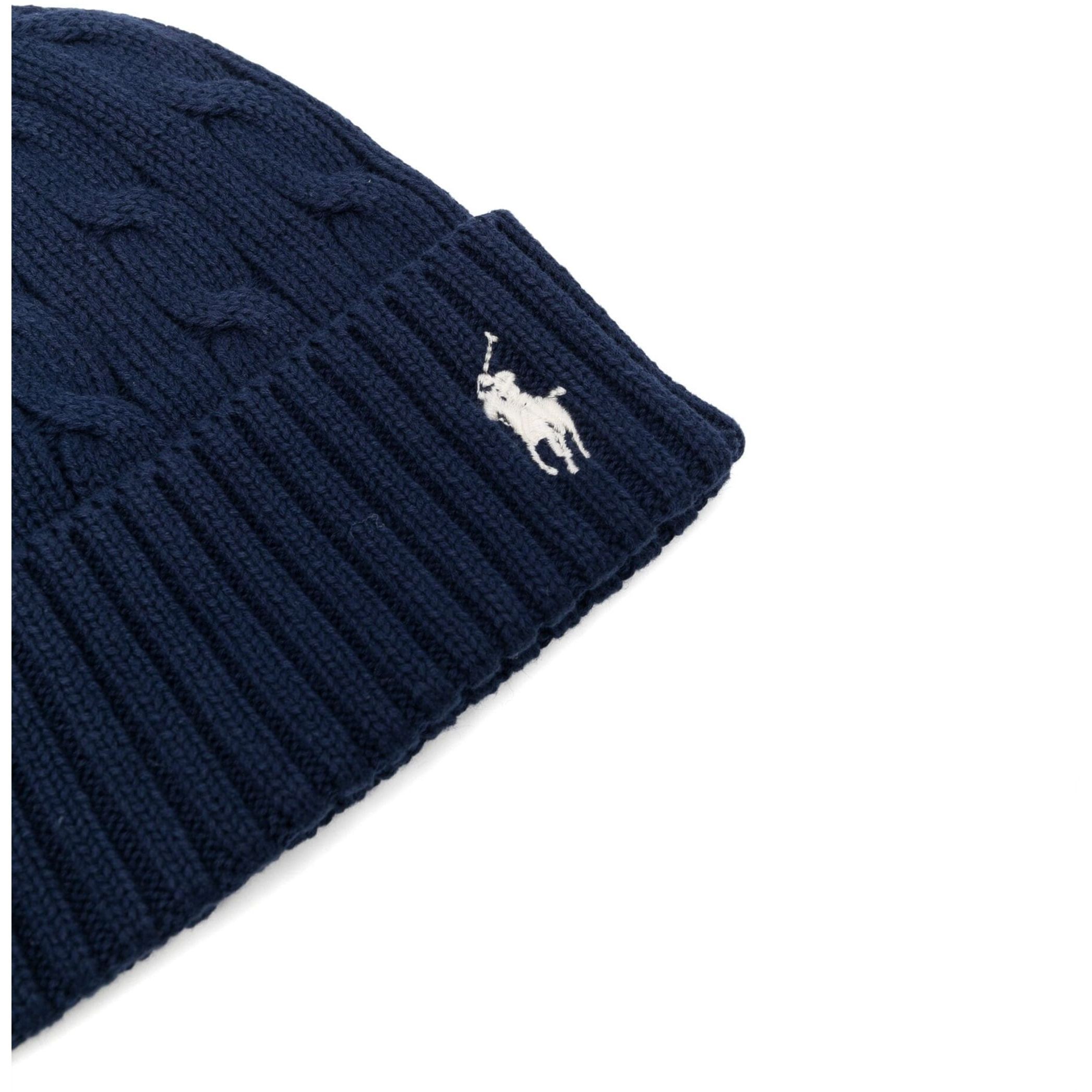 POLO RALPH LAUREN Skrybėlė moterims, Mėlyna, Cold weather hat 2