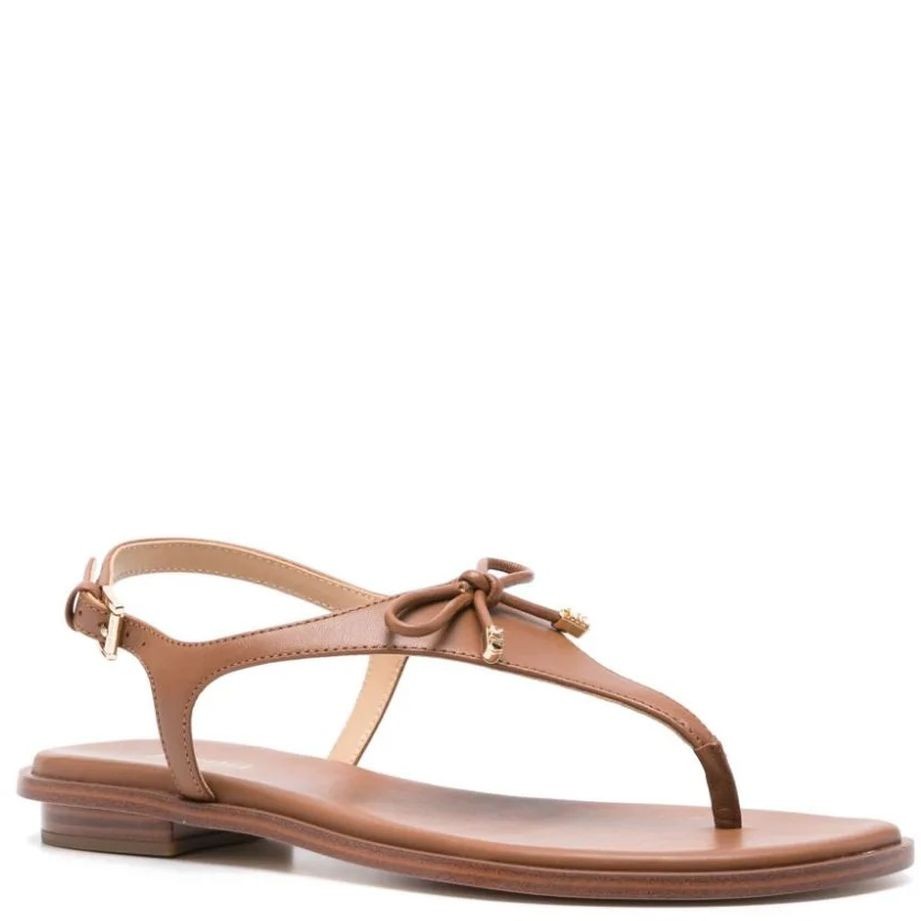 MICHAEL KORS Basutės moterims, Ruda, Nori flat thong 1