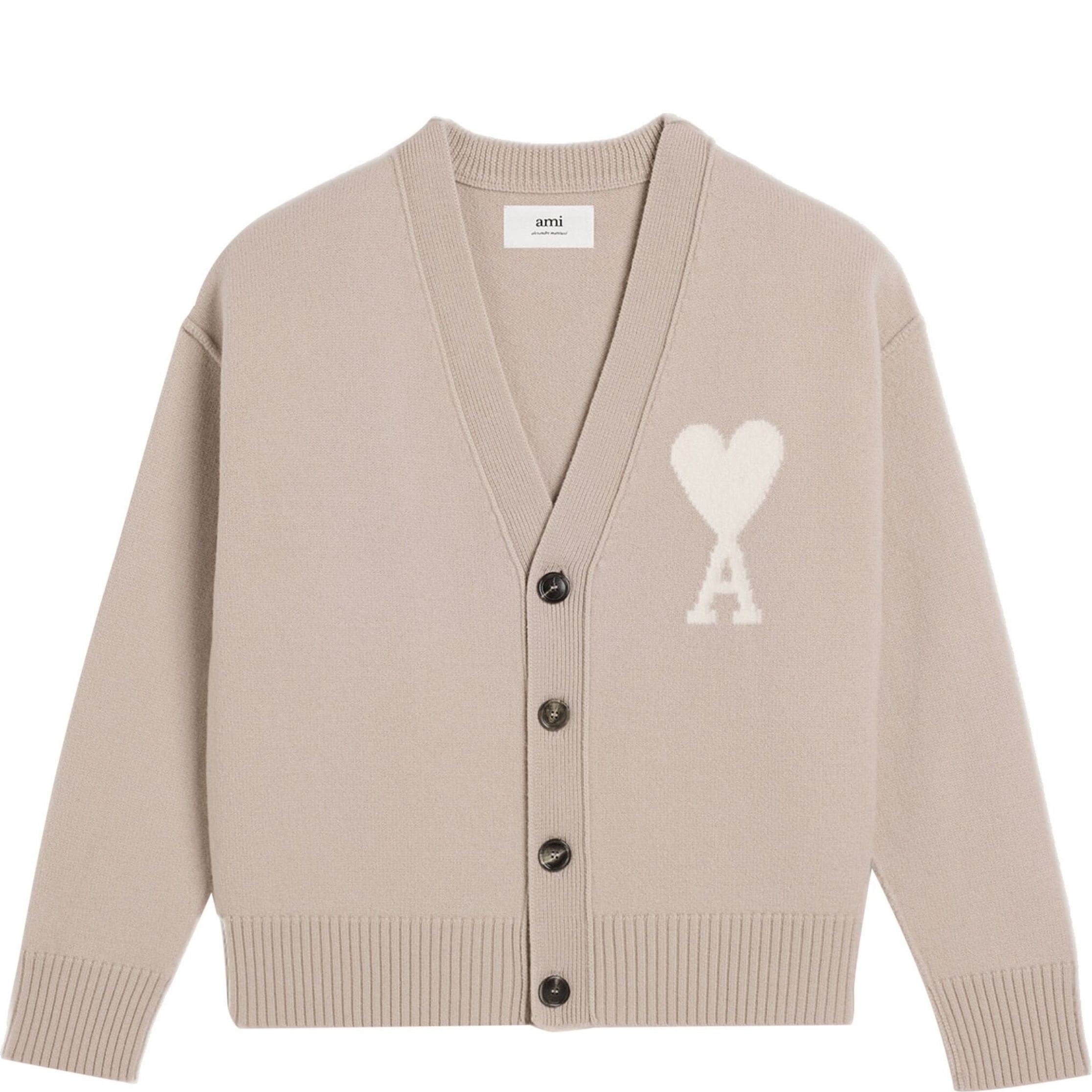 AMI PARIS Kardiganas, Smėlio, Cardigan