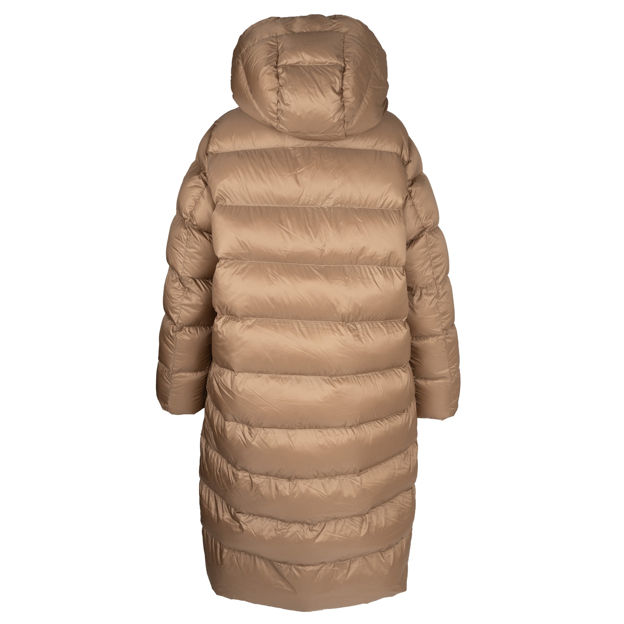 SERGIO MORETTI Pūkinė striukė moterims, Smėlio, Jackets 2