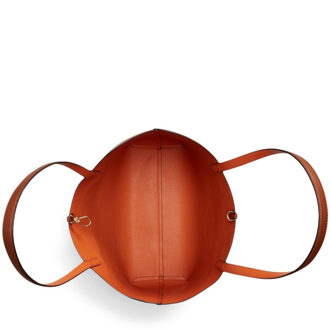 LAUREN RALPH LAUREN Pirkinių krepšys moterims, Ruda, Medium tote bag 2