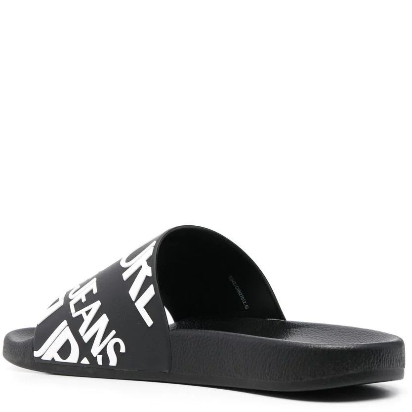VERSACE JEANS CUTURE Šlepetės vyrams, Juoda, Fondo slide slippers 3
