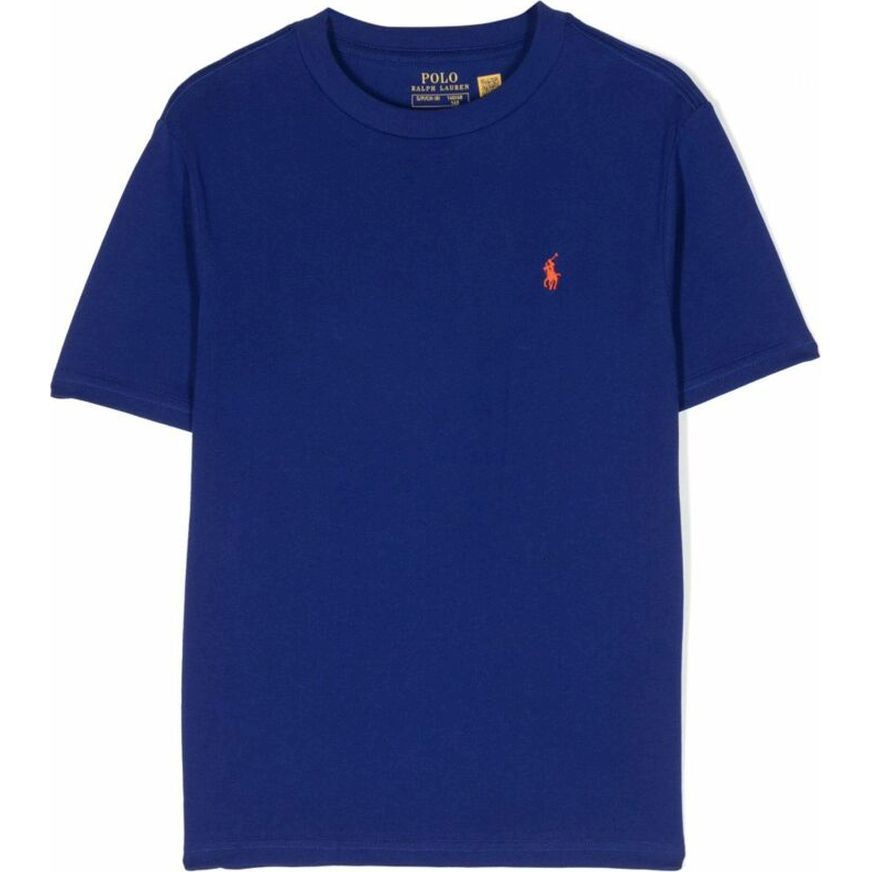 RALPH LAUREN KIDS Marškinėliai trump. rankovėmis berniukams, Mėlyna, Short sleeve tee
