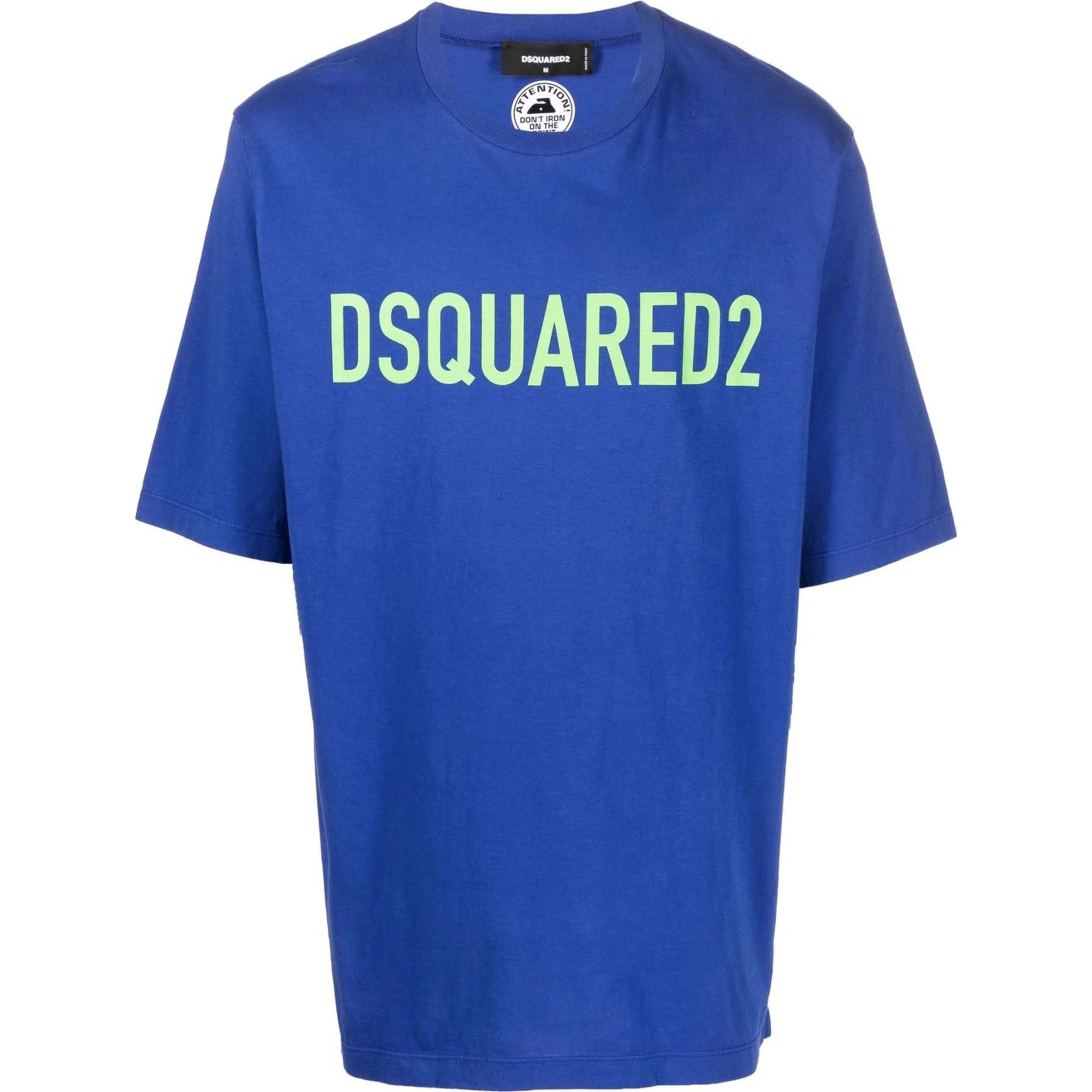 DSQUARED2 Marškinėliai trump. rankovėmis vyrams, Mėlyna, Short sleeve t-shirt