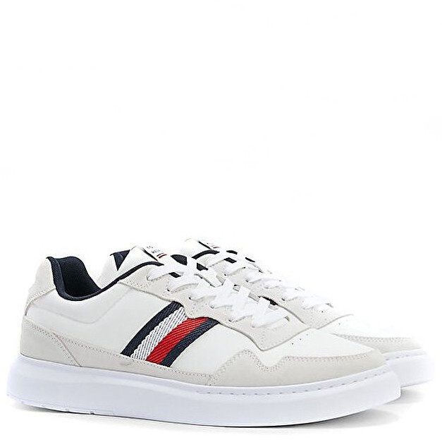 TOMMY HILFIGER Sportiniai bateliai vyrams, Balta, Lightweight mix cup sport shoe 2