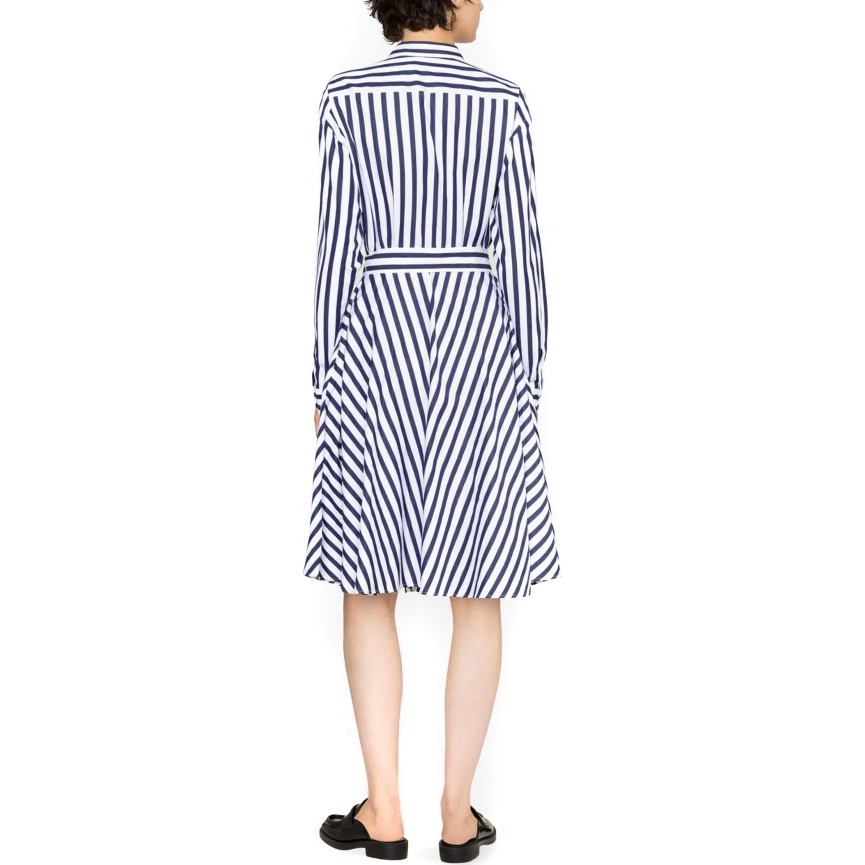 POLO RALPH LAUREN Midi suknelė moterims, Mėlyna, Long sleeve day dress 3