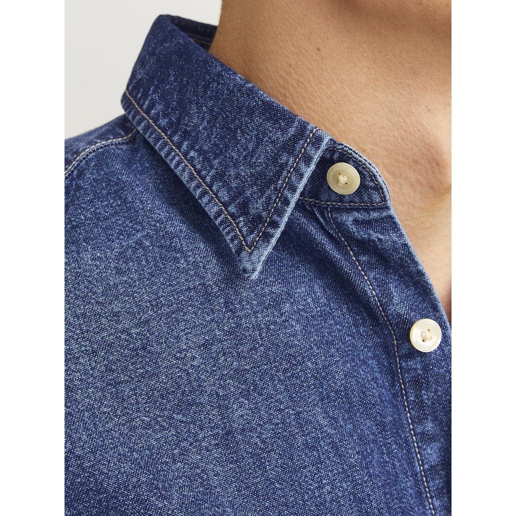 JACK & JONES Marškiniai ilgomis rankovėmis vyrams, Mėlyna, Creek 6