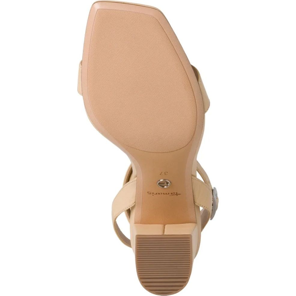 TAMARIS Basutės moterims, Smėlio, SANDALS 5