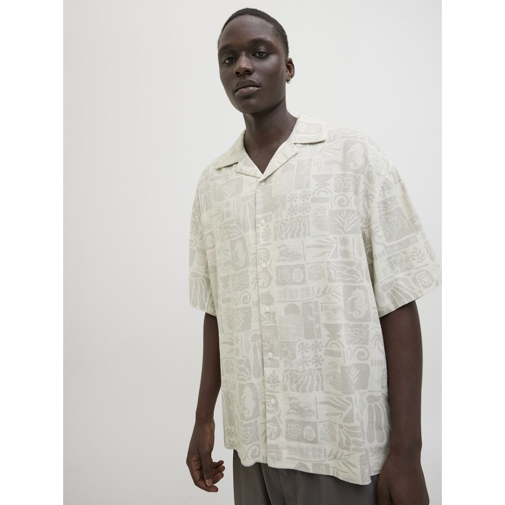 JACK & JONES Marškiniai trump. rankovėmis vyrams, Marga, Wayne resort shirt 4