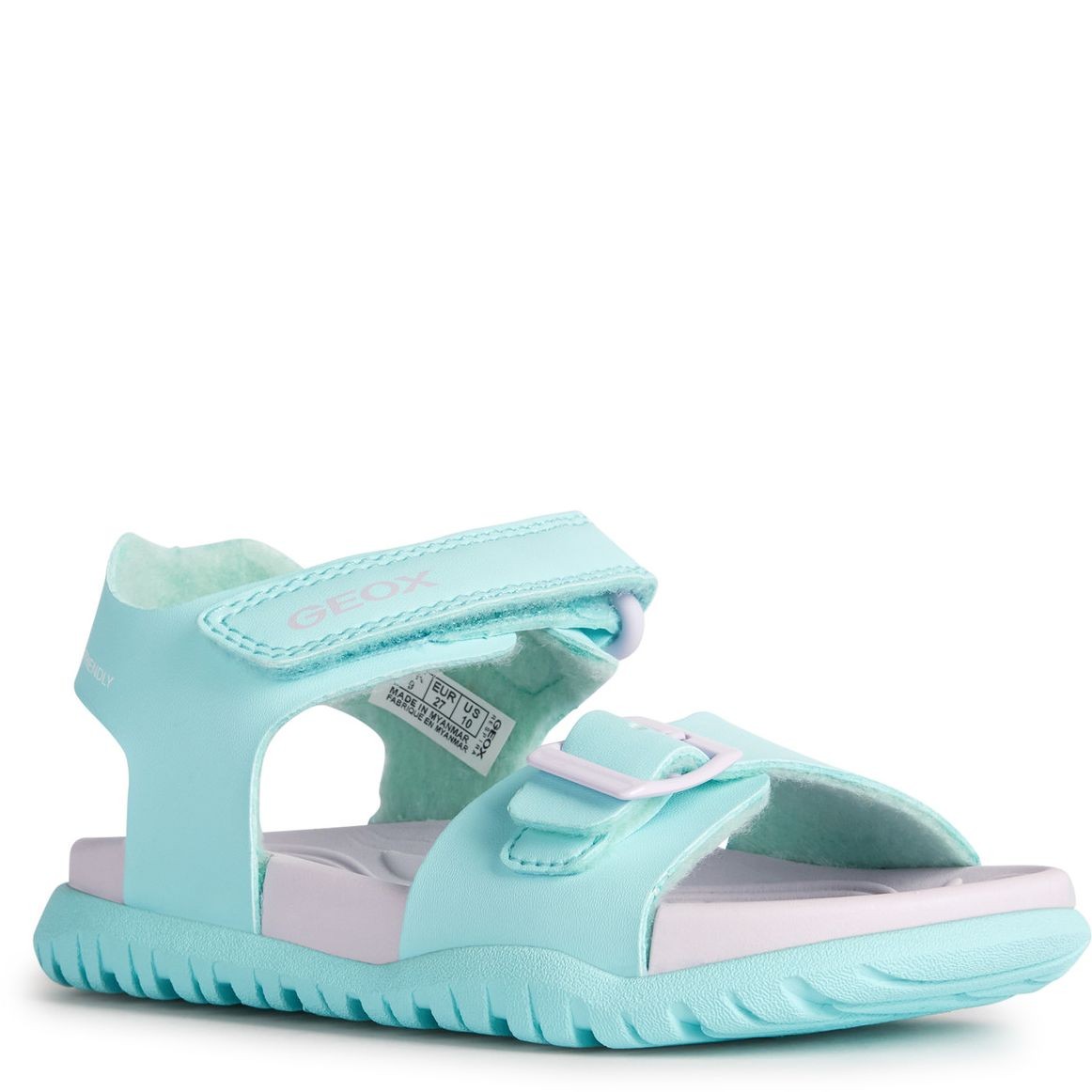 GEOX Basutės mergaitėms, Violetinė, SANDALS FUSBETTO 1