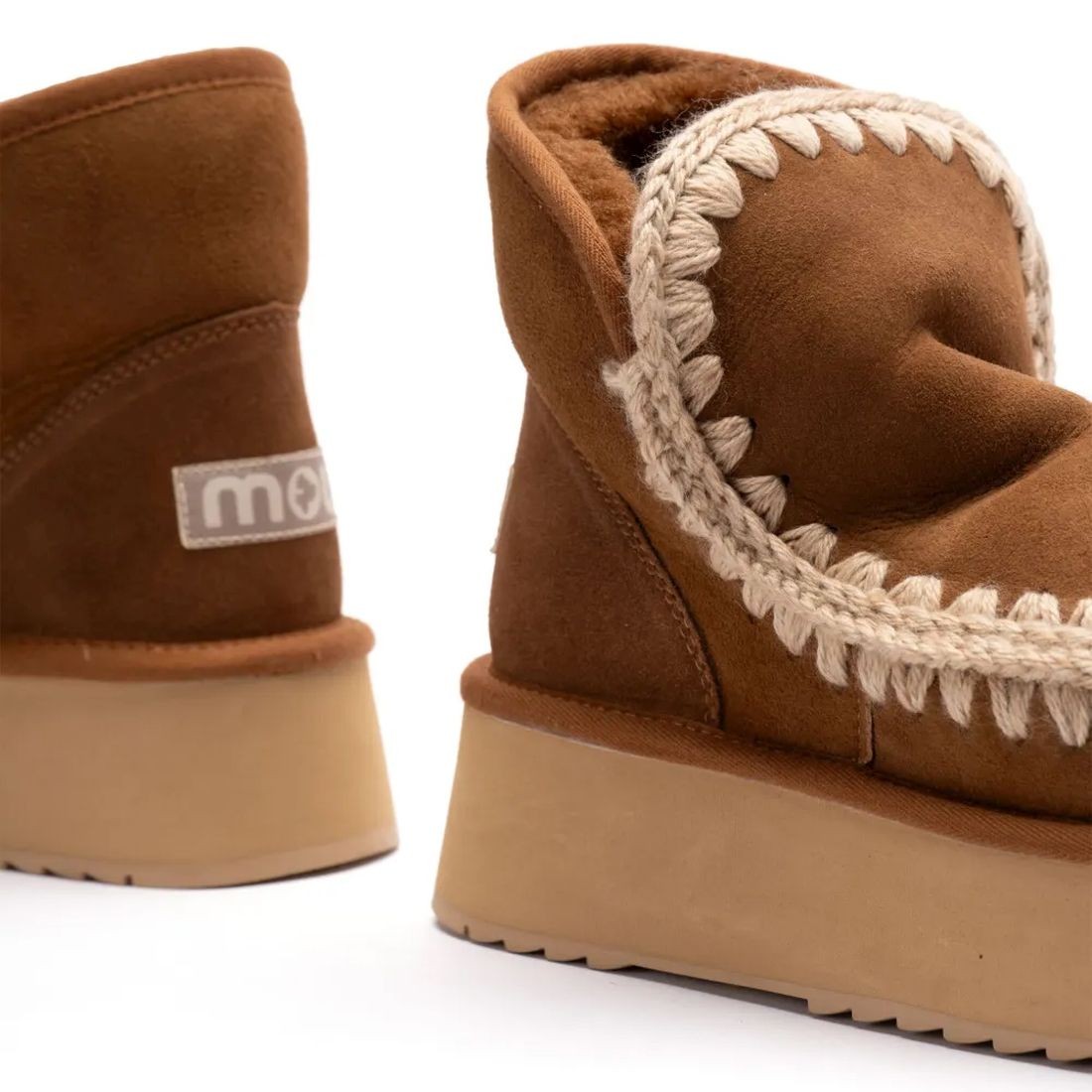 MOU Aulinukai moterims, Pilka, Mini eskimo platform boot 5