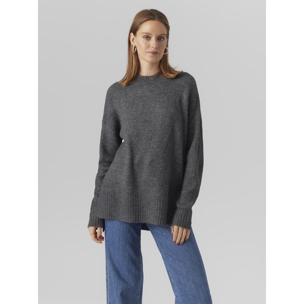 VERO MODA Megztinis moterims, Pilka, Lefile oversize blouse 1