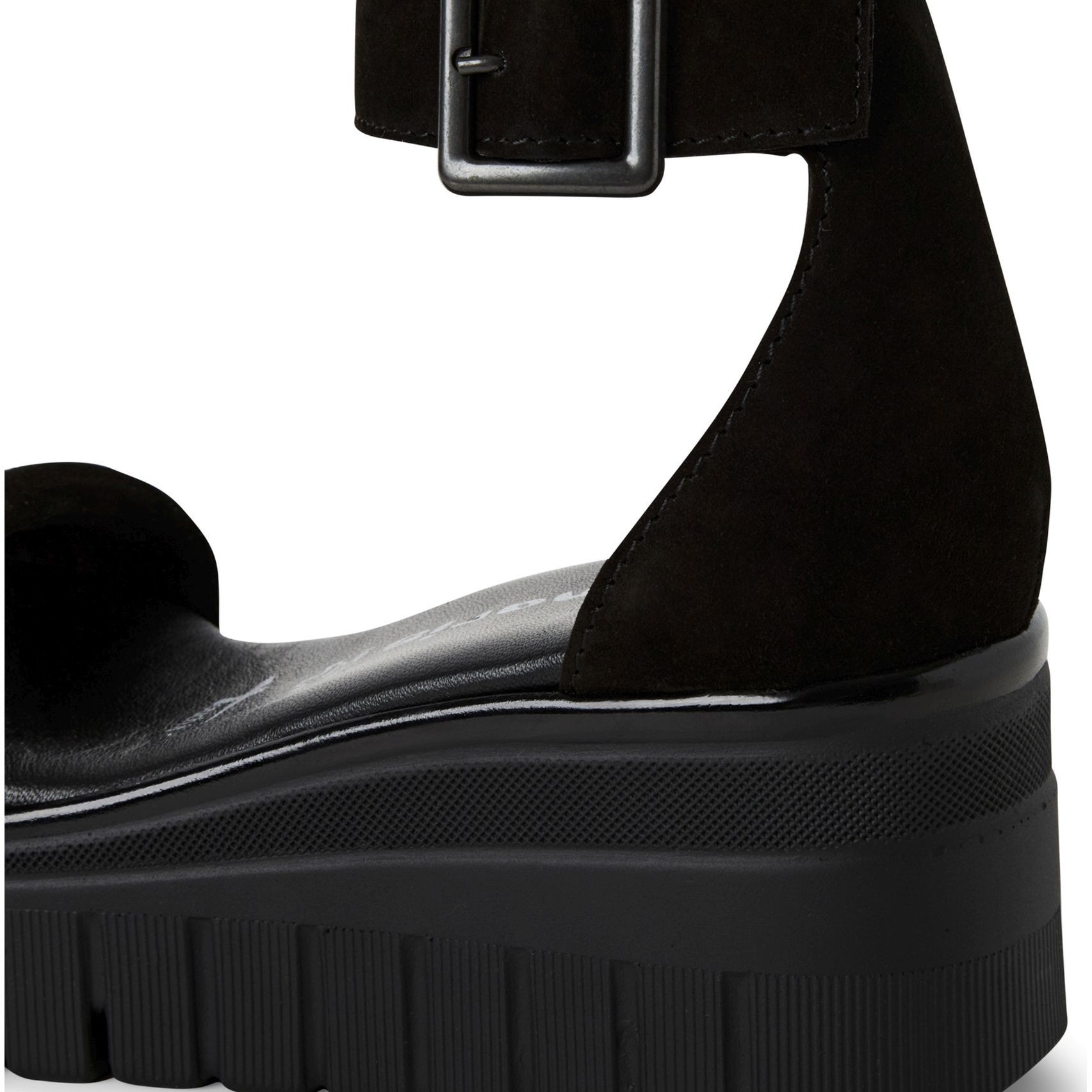 TAMARIS Basutės moterims, Juoda, Wedge/plat sandals 6