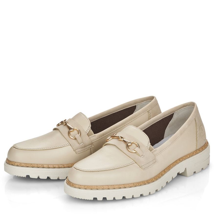 RIEKER Loaferiai moterims, Balta, LOAFERS 9