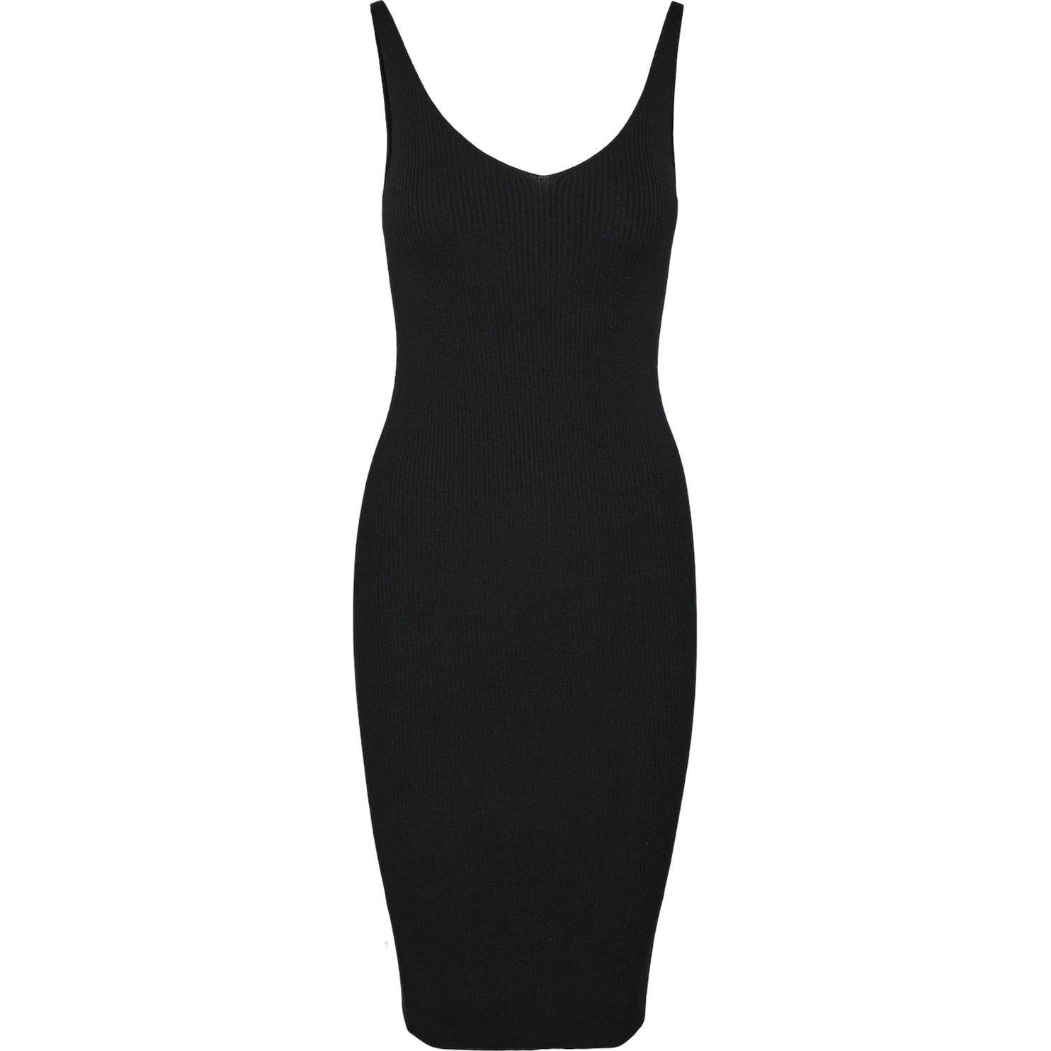 VERO MODA Maxi suknelė moterims, Juoda, VMGOLD RIB SL V-NCK B 1