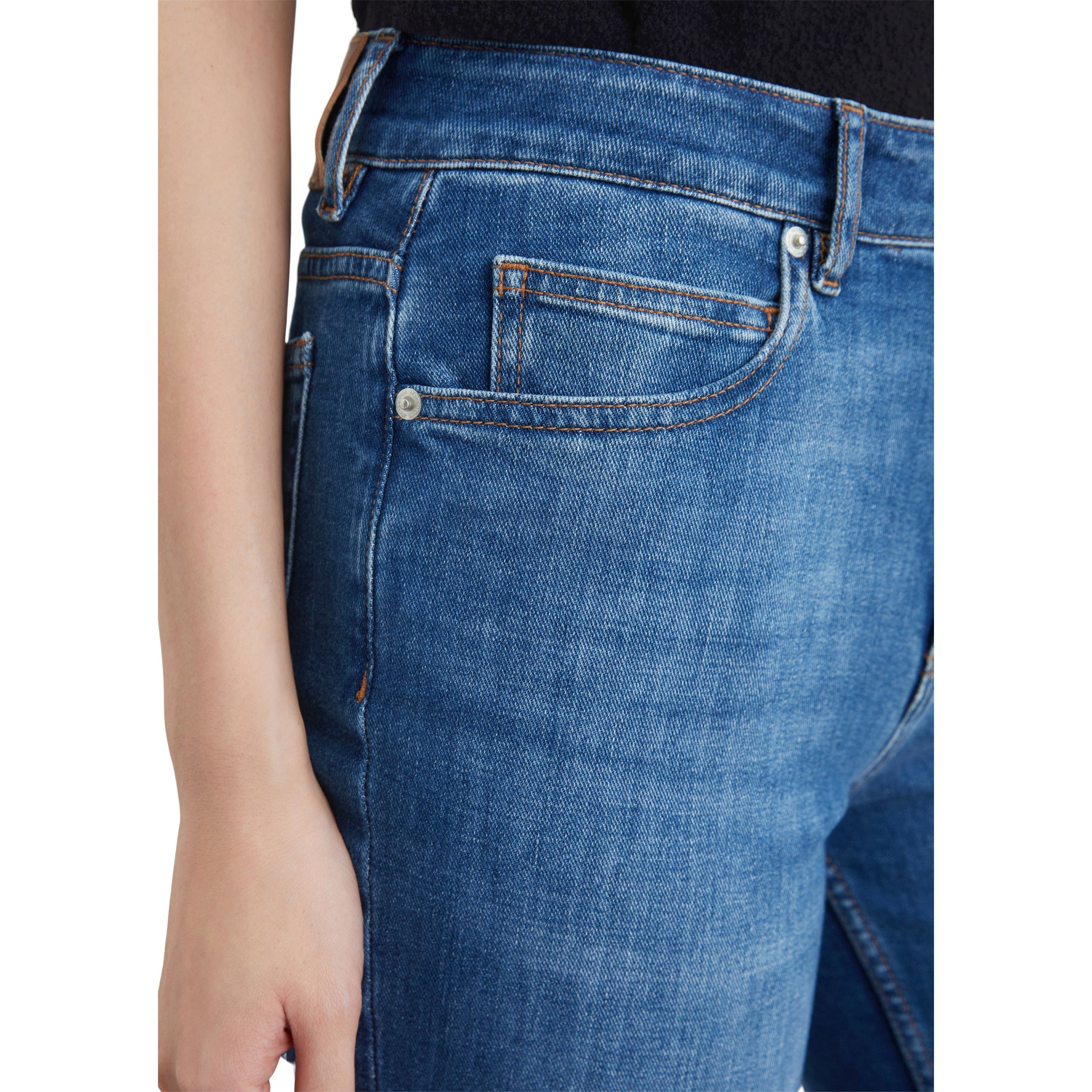 MARC O'POLO Platėjantys džinsai moterims, Mėlyna, Flared M02921612083 4