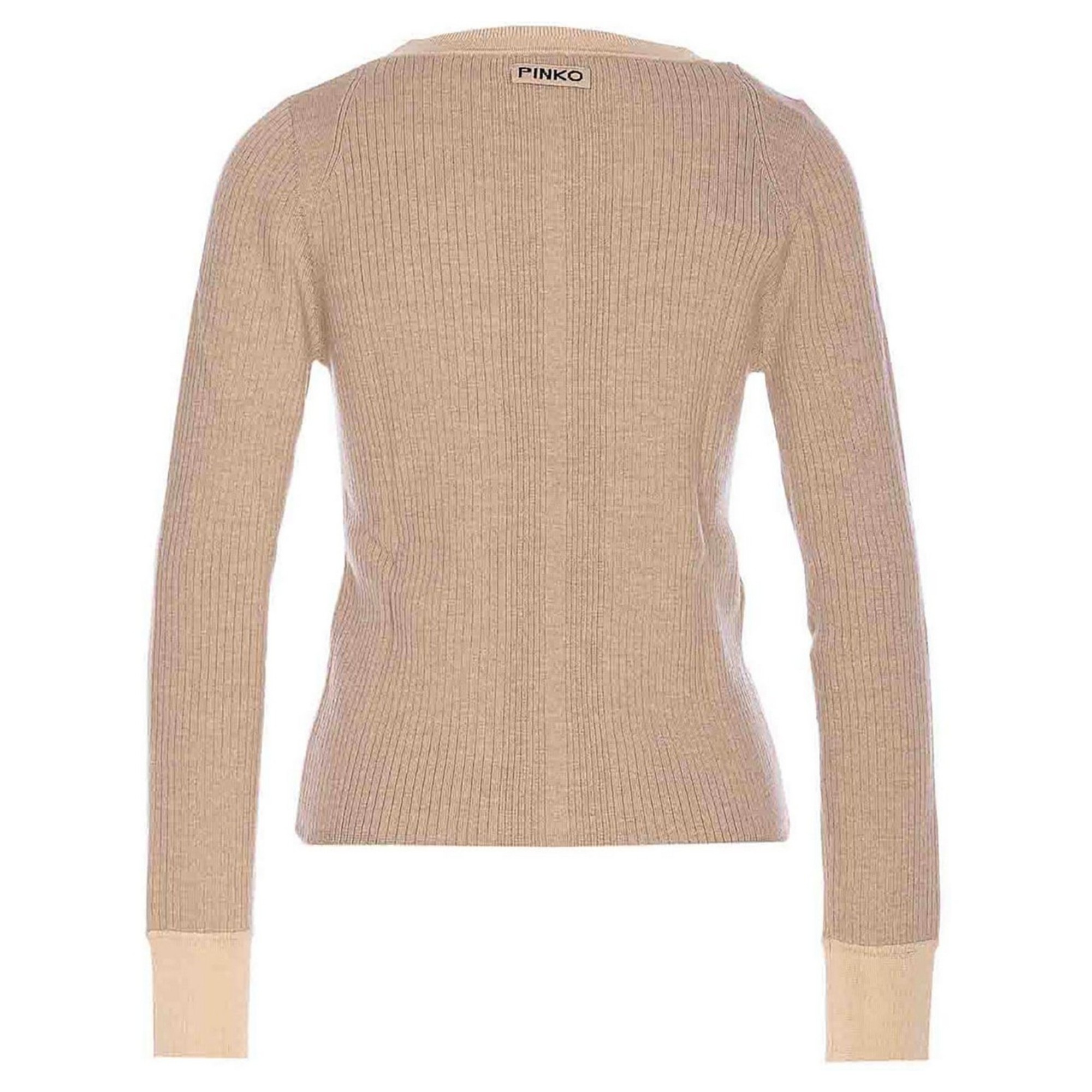 PINKO Kardiganas moterims, Smėlio, Santorini cardigan 2