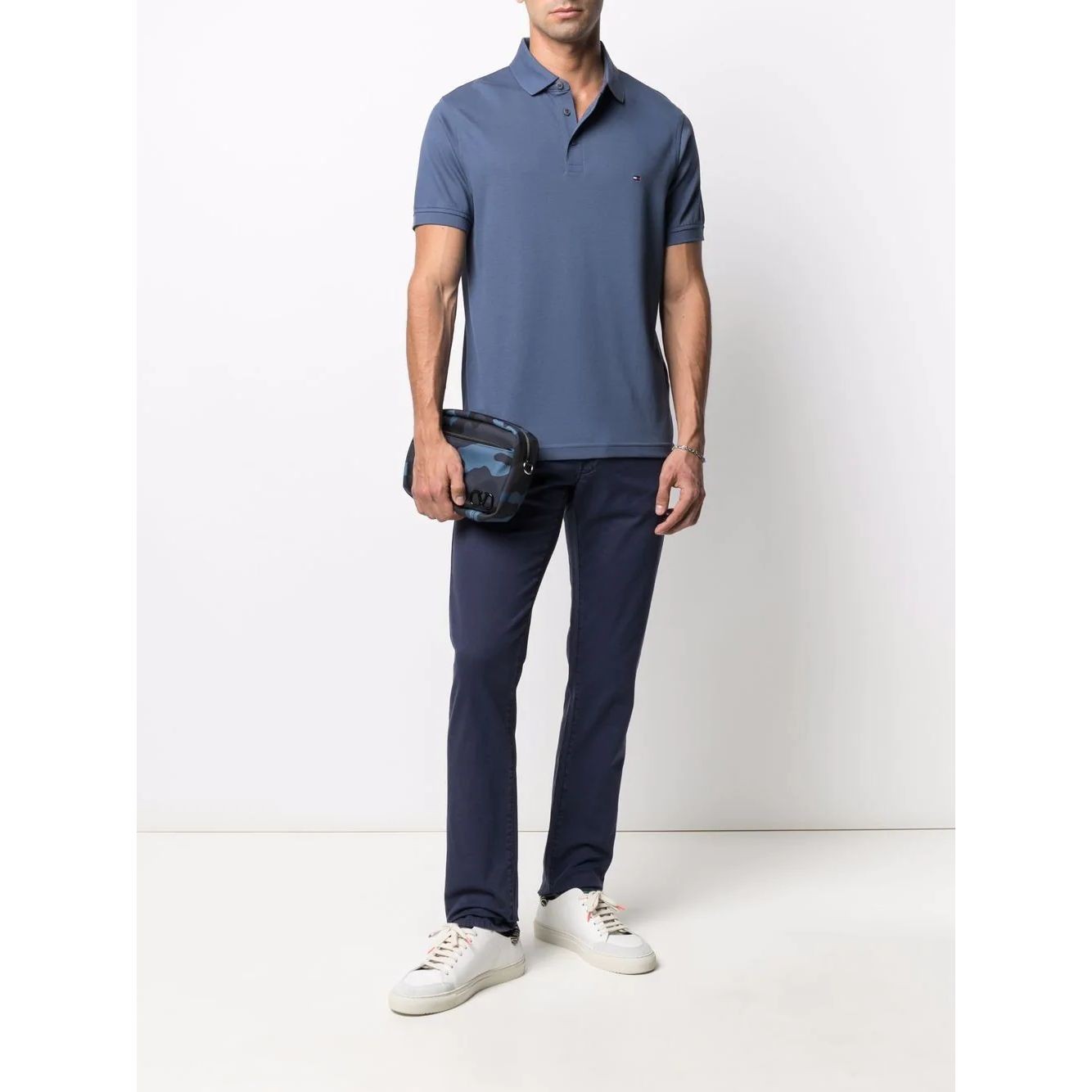 TOMMY HILFIGER Polo marškiniai ilgos rank. vyrams, Mėlyna, 1985 slim polo 2