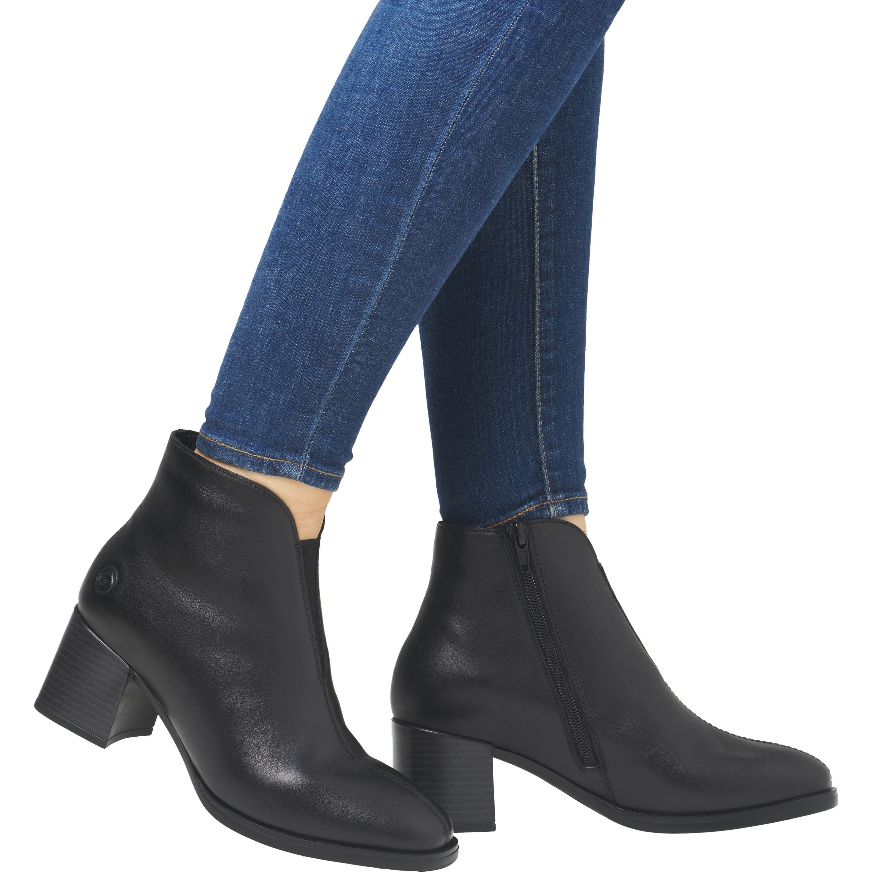 REMONTE Aulinukai moterims, Juoda, Ladies mid height boots 2