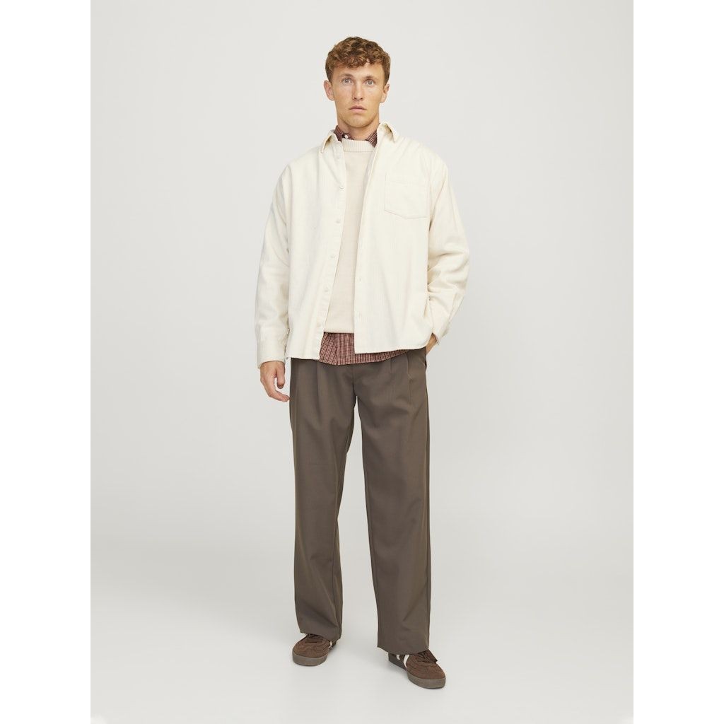JACK & JONES Lengva striukė vyrams, Smėlio, Blicher cord shirt 5