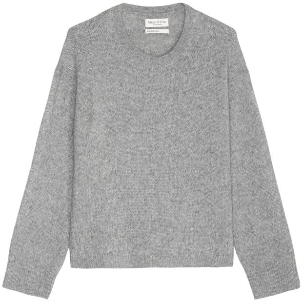MARC O'POLO Megztinis moterims, Pilka, Sweater 408612160463
