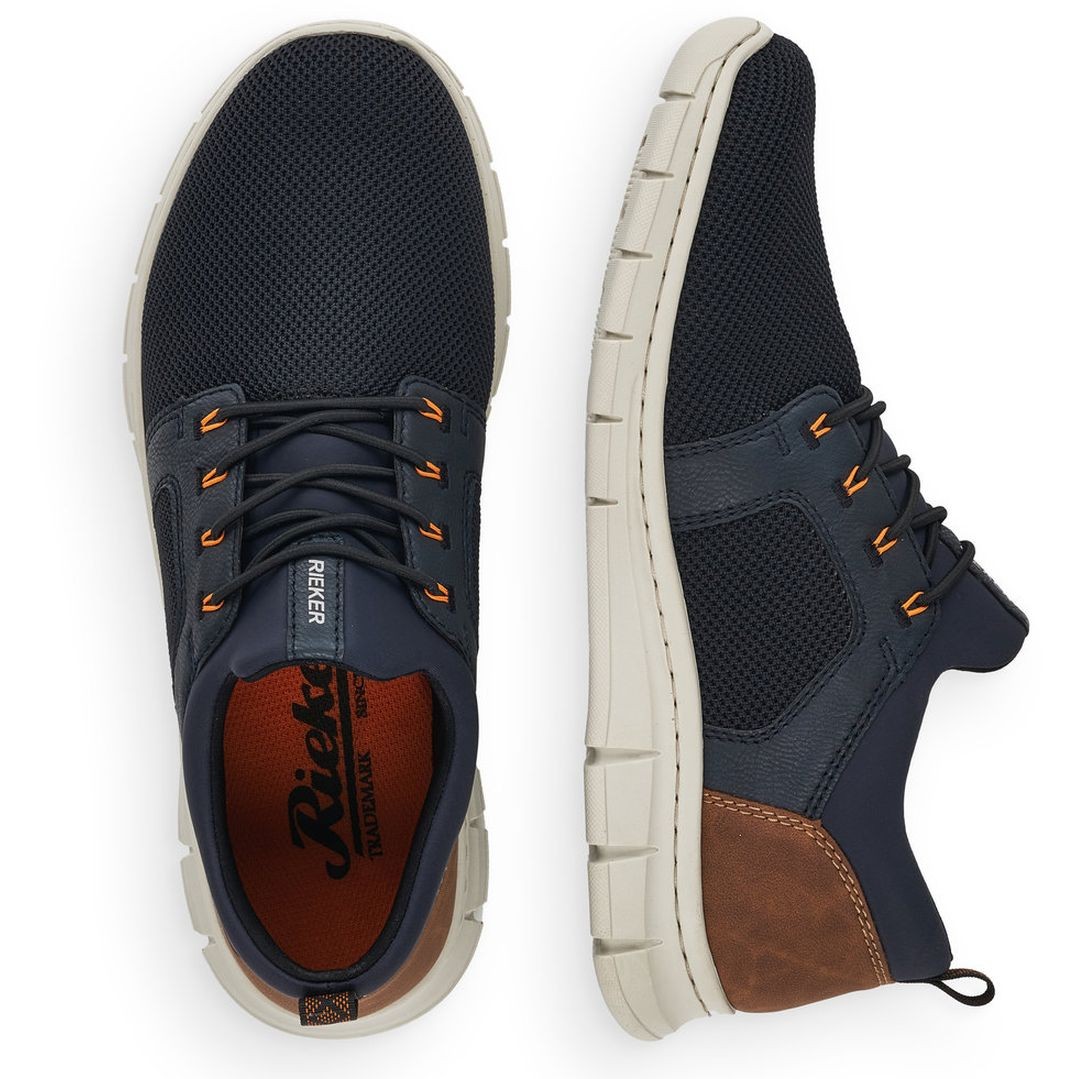 RIEKER Laisvalaikio bateliai vyrams, Mėlyna, LEISURE 10