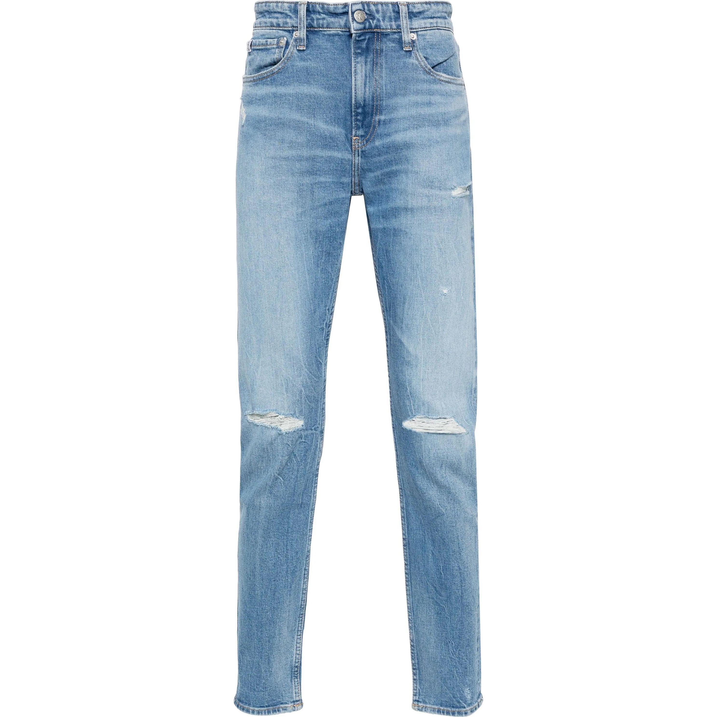 CALVIN KLEIN JEANS Tiesūs džinsai vyrams, Mėlyna, Tapered 1