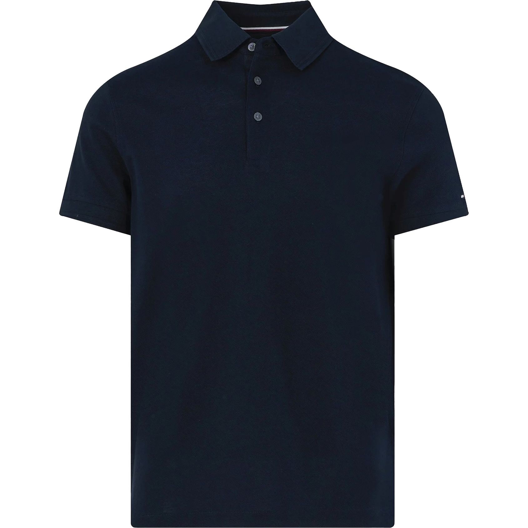 TOMMY HILFIGER Polo marškiniai trumpos rank. vyrams, Mėlyna, Mercerized pique slim polo 1